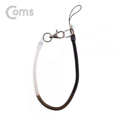 디바이스마트,컴퓨터/모바일/가전 > 스마트폰/스마트기기 > 모바일 주변기기 > 기타 주변기기,Coms,스프링 스트랩 _OD 7mm / Clear, Black[IE184],7mm / Clear/Black