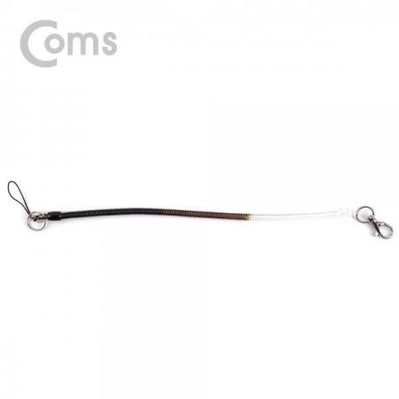 디바이스마트,컴퓨터/모바일/가전 > 스마트폰/스마트기기 > 모바일 주변기기 > 기타 주변기기,Coms,스프링 스트랩 _OD 7mm / Clear, Black[IE184],7mm / Clear/Black