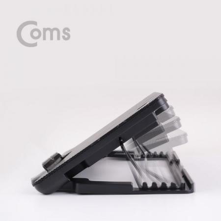디바이스마트,,Coms,노트북 쿨러 / 쿨링패드 / 듀얼팬 / 저소음 / 16형 / 높이조절 / Black[BS106], 노트북 쿨러 / 쿨링패드 / 듀얼팬 / 저소음 / 16형 / 높이조절 / Black