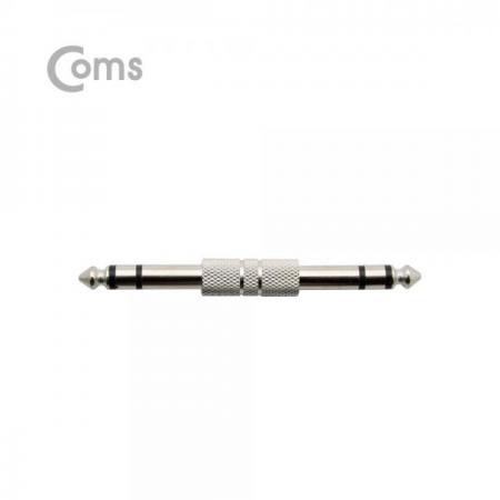 디바이스마트,케이블/전선 > 영상/음향 케이블 > 스테레오/RCA 케이블,Coms,스테레오 젠더 (6.5M/M), Metal[NA100],스테레오 연장 젠더 / 6.3mm MALE - MALE