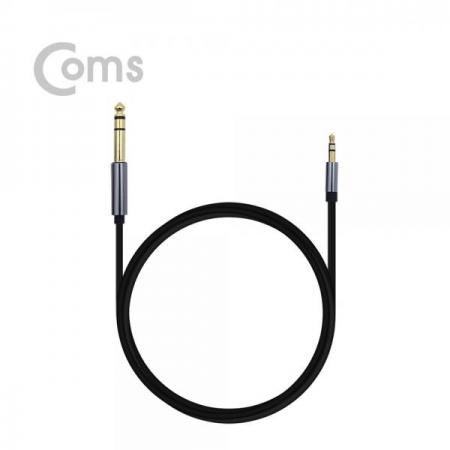 디바이스마트,케이블/전선 > 영상/음향 케이블 > 스테레오/RCA 케이블,Coms,스테레오 케이블 (6.5M/3.5M) 1.5m/Stereo[BT208],6.5M/3.5M/1.5m/Stereo