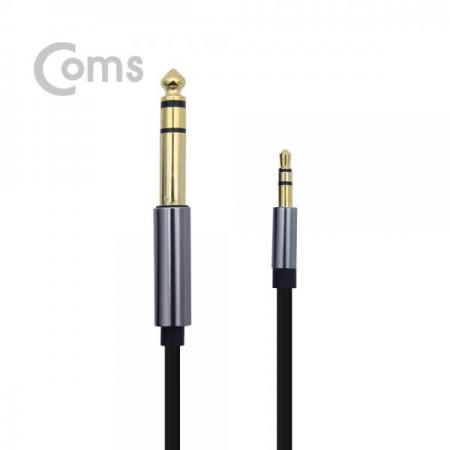 디바이스마트,케이블/전선 > 영상/음향 케이블 > 스테레오/RCA 케이블,Coms,스테레오 케이블 (6.5M/3.5M) 1.5m/Stereo[BT208],6.5M/3.5M/1.5m/Stereo