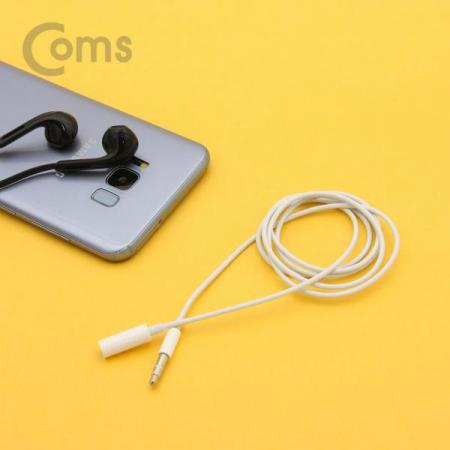 디바이스마트,케이블/전선 > 영상/음향 케이블 > 스테레오/RCA 케이블,Coms,AUX 스테레오 3극 연장 케이블 1M[IE377], AUX 스테레오 3극 연장 케이블/1M