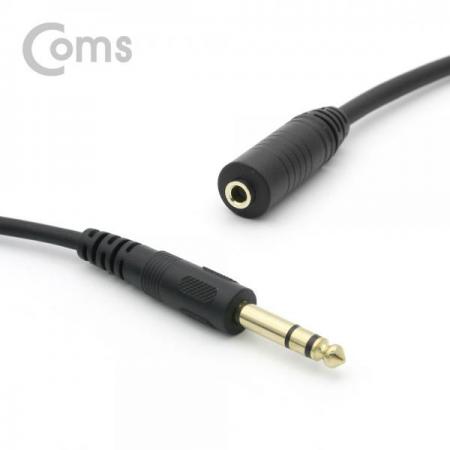 디바이스마트,케이블/전선 > 영상/음향 케이블 > 스테레오/RCA 케이블,Coms,스테레오 케이블 (6.5 M/3.5 F) 1.5M/Stereo[ND652],6.5 M/3.5 F/1.5M/Stereo