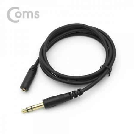 디바이스마트,케이블/전선 > 영상/음향 케이블 > 스테레오/RCA 케이블,Coms,스테레오 케이블 (6.5 M/3.5 F) 1.5M/Stereo[ND652],6.5 M/3.5 F/1.5M/Stereo