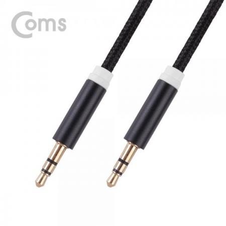 디바이스마트,케이블/전선 > 영상/음향 케이블 > 스테레오/RCA 케이블,Coms,스테레오 케이블 (3.5) 1M, Black - 나일론 피복/Stereo[ND787],1M/Black /나일론 피복/Stereo