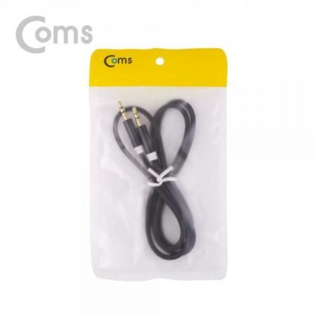 디바이스마트,케이블/전선 > 영상/음향 케이블 > 스테레오/RCA 케이블,Coms,스테레오 케이블 (3.5) 1M, Black - 나일론 피복/Stereo[ND787],1M/Black /나일론 피복/Stereo