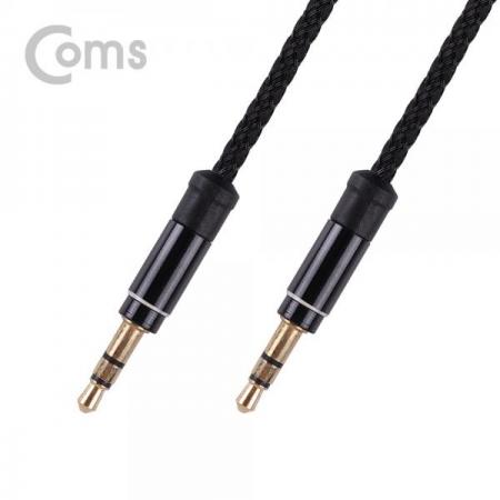 디바이스마트,케이블/전선 > 영상/음향 케이블 > 스테레오/RCA 케이블,Coms,스테레오 케이블 AUX (3.5) 1M, Black - FIBER(섬유)/Stereo[ND791],1M/Black /FIBER(섬유)/Stereo