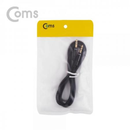 디바이스마트,케이블/전선 > 영상/음향 케이블 > 스테레오/RCA 케이블,Coms,스테레오 케이블 AUX (3.5) 1M, Black - FIBER(섬유)/Stereo[ND791],1M/Black /FIBER(섬유)/Stereo