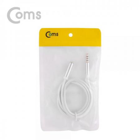 디바이스마트,케이블/전선 > 영상/음향 케이블 > 스테레오/RCA 케이블,Coms,스테레오 케이블 (3.5/연장) 1M - Silver / 패브릭/Stereo[NE781],1M /Silver / 패브릭/Stereo