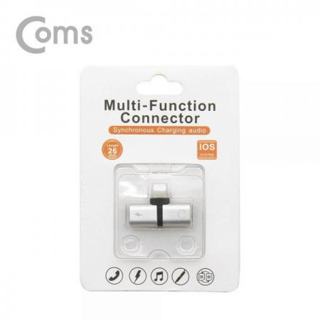 디바이스마트,컴퓨터/모바일/가전 > 스마트폰/스마트기기 > 케이블/젠더 > 애플 케이블/젠더/공유기,Coms,iOS IOS 8핀 (8Pin) AUX 젠더 (T형) / 8Pin / Silver, 이어폰 + 충전[BT180],AUX 젠더 (T형) / 8Pin / Silver, 이어폰 + 충전