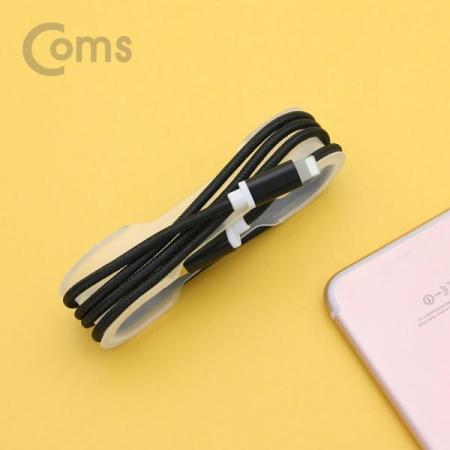 디바이스마트,컴퓨터/모바일/가전 > 스마트폰/스마트기기 > 케이블/젠더 > 애플 전용 케이블,Coms,IOS 8핀(8Pin) 케이블(고정가이드) 1M, Black[IE211],고정가이드/1M/Black