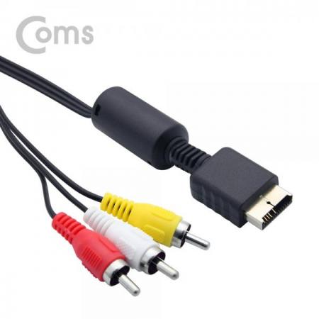 디바이스마트,케이블/전선 > 영상/음향 케이블 > AV통합 케이블,Coms,게임기 AV 케이블, PS II(소니) 1.7M[ND491], 게임기 AV 케이블/PS II/소니/1.7M