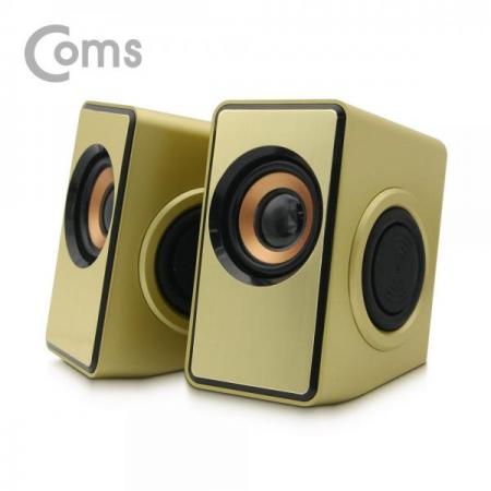 디바이스마트,컴퓨터/모바일/가전 > 음향ㆍ영상ㆍ카메라 > 스피커 > 2채널,Coms,저음강화 2채널 스마트폰 3D 멀티 스피커 / USB전원 / 3W x 2 / Gold&Silver [BT426],3D 멀티 스피커 / USB전원 / 3W x 2 / Gold&Silver [업체 수입에따라 색상이 다를수있습니다]