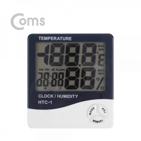 디바이스마트,계측기/측정공구 > 환경/이화학 측정장치 > 온도계/습도계,Coms,온습도계 AAA 1ea - 알람/날짜/시간/온도/습도 측정 / 온도계[NA121],알람/날짜/시간/온도/습도 측정 / 온도계