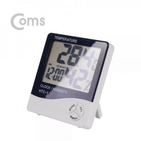 디바이스마트,계측기/측정공구 > 환경/이화학 측정장치 > 온도계/습도계,Coms,온습도계 AAA 1ea - 알람/날짜/시간/온도/습도 측정 / 온도계[NA121],알람/날짜/시간/온도/습도 측정 / 온도계