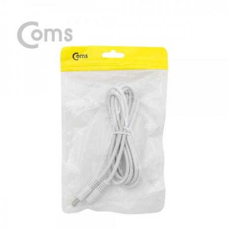 디바이스마트,케이블/전선 > PC/네트워크/통신 케이블 > 전원/파워 케이블,Coms,DC 5.5 전원 케이블(연장) 1.5M, White[BT005],DC 전원 연장 케이블 / MALE to FEMALE / 외경 5.5파이,내경 2.1파이 / 1.5M