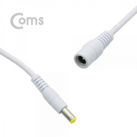 디바이스마트,케이블/전선 > PC/네트워크/통신 케이블 > 전원/파워 케이블,Coms,DC 5.5 전원 케이블(연장) 3M, White[BT006],DC 전원 연장 케이블 / MALE to FEMALE / 외경 5.5파이,내경 2.1파이 / 3M