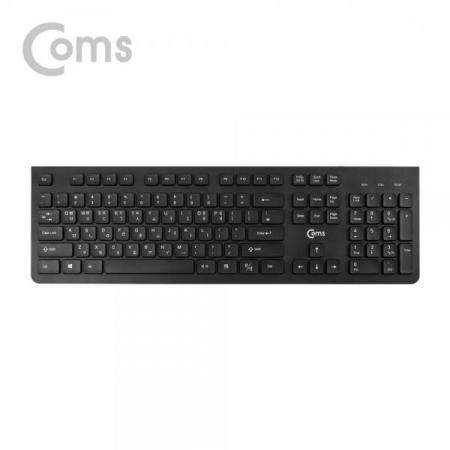 디바이스마트,컴퓨터/모바일/가전 > 키보드/마우스 > 키보드 > 유선 키보드,Coms,USB 유선 키보드 / 멤브레인 / 104키 / USB 2.0 / 아이솔레이션 키 / 블랙 컬러[SE174],멤브레인 / 104키 / USB 2.0 / 아이솔레이션 키 / 블랙 컬러