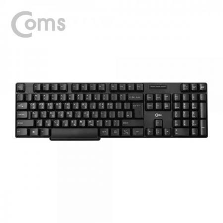 디바이스마트,컴퓨터/모바일/가전 > 키보드/마우스 > 키보드 > 유선 키보드,Coms,USB 유선 키보드 / 멤브레인 / 104키 / USB 2.0 / 블랙 컬러[SE175],멤브레인 / 104키 / USB 2.0 / 블랙 컬러