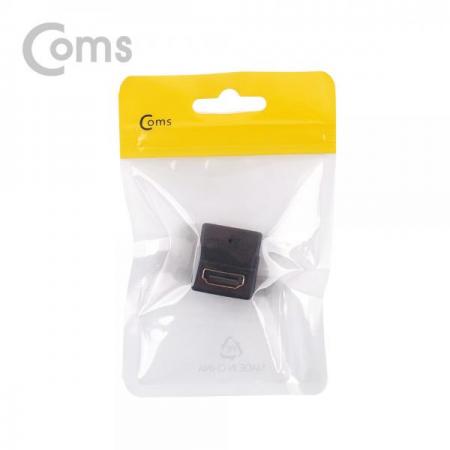 디바이스마트,케이블/전선 > 영상/음향 케이블 > HDMI/DVI 케이블,Coms,HDMI 젠더(연장 F/F, 꺾임형(꺽임)) [BB113],HDMI 연장 젠더 / 앵글 타입 / FEMALE-FEMALE