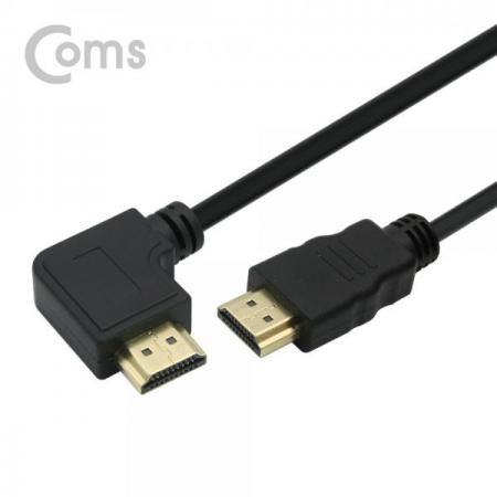 디바이스마트,케이블/전선 > 영상/음향 케이블 > HDMI/DVI 케이블,Coms,HDMI 케이블(스프링/우향꺾임(꺽임))[ID011],HDMI 젠더 / HDMI(MALE) 우향꺾임 / HDMI(MALE) / 스프링 전선