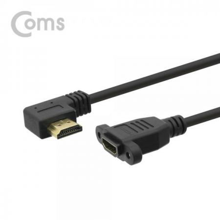디바이스마트,케이블/전선 > 영상/음향 케이블 > HDMI/DVI 케이블,Coms,HDMI 연장 젠더, HDMI(M)우향꺾임(꺽임) / HDMI(F)포트형, 4K2K 60Hz, 15cm[ND500],HDMI 젠더 / HDMI(MALE) 우향꺾임 / HDMI(FEMALE)포트형 / 15cm