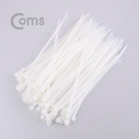 디바이스마트,컴퓨터/모바일/가전 > 네트워크/케이블/컨버터/IOT > 네트워크 자재/공구/타이 > 케이블타이/몰드,Coms,케이블 타이(간편형/100pcs) White, 길이 150mm, 너비 3.5mm[T1691],간편형/100pcs/White/길이 150mm/너비 3.5mm