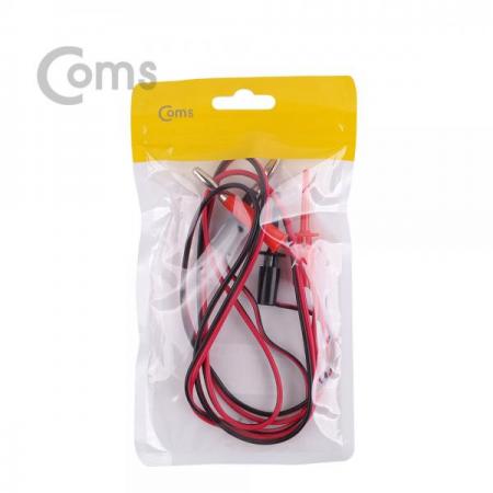 디바이스마트,커넥터/PCB > 플러그/잭 > 그래버,Coms,IC 집게형 리드봉 / 바나나 플러그 케이블 2선 - Black/Red / 후크-47mm [BE853],테스트 후크 그래버 / IC 집게형 리드봉 / 바나나 플러그 케이블 2선 / Black,Red / 후크-47mm