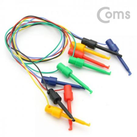 디바이스마트,커넥터/PCB > 플러그/잭 > 그래버,Coms,IC 후크/훅 클립 리드케이블 - 테스트용 / 5 Color / 중형 [BE864],테스트 후크 그래버 / 5 Color / 중형 / 5EA