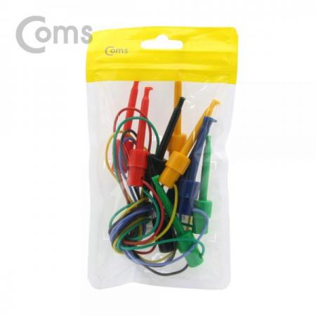 디바이스마트,커넥터/PCB > 플러그/잭 > 그래버,Coms,IC 후크/훅 클립 리드케이블 - 테스트용 / 5 Color / 중형 [BE864],테스트 후크 그래버 / 5 Color / 중형 / 5EA