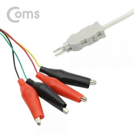 디바이스마트,계측기/측정공구 > 전기/전자 계측기 > 액세서리,Coms,악어 클립(적색/흑색) LSA Testing 케이블 1.5M[ND683],LSA 테스팅 케이블 / 적색,흑색 / 1.5M