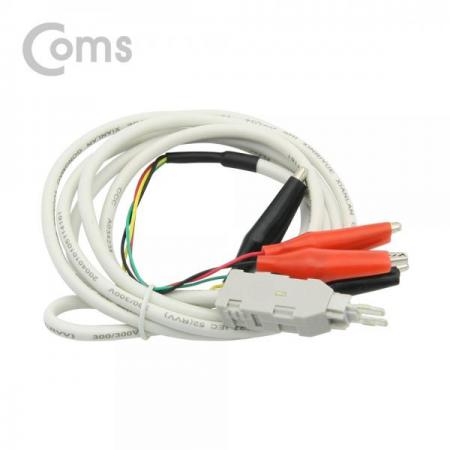 디바이스마트,계측기/측정공구 > 전기/전자 계측기 > 액세서리,Coms,악어 클립(적색/흑색) LSA Testing 케이블 1.5M[ND683],LSA 테스팅 케이블 / 적색,흑색 / 1.5M