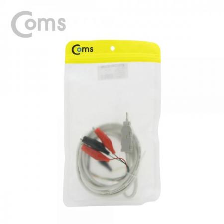 디바이스마트,계측기/측정공구 > 전기/전자 계측기 > 액세서리,Coms,악어 클립(적색/흑색) LSA Testing 케이블 1.5M[ND683],LSA 테스팅 케이블 / 적색,흑색 / 1.5M