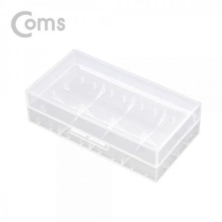 디바이스마트,전원/파워/배터리 > 배터리/배터리홀더 > 배터리홀더 > 18650 배터리 홀더,Coms,건전지 케이스 투명 / 18650 2개 보관용[ND702],건전지 케이스 투명 / 18650 2개 보관용