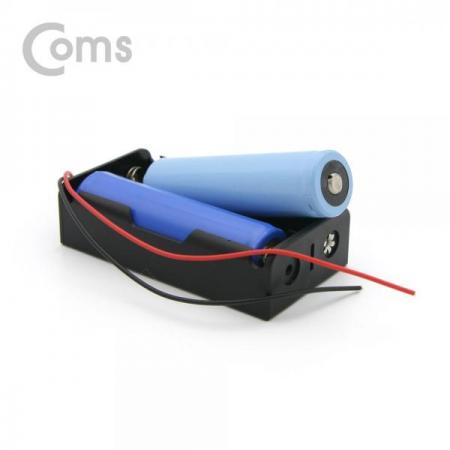 디바이스마트,전원/파워/배터리 > 배터리/배터리홀더 > 배터리홀더 > 18650 배터리 홀더,Coms,배터리 홀더(18650) 2구/2선 전원 15cm[ND720],18650/2구/2선 전원/15cm