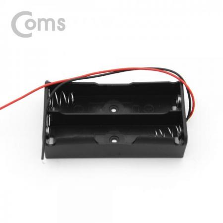 디바이스마트,전원/파워/배터리 > 배터리/배터리홀더 > 배터리홀더 > 18650 배터리 홀더,Coms,배터리 홀더(18650) 2구/2선 전원 15cm[ND720],18650/2구/2선 전원/15cm