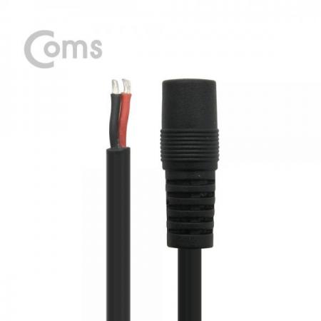 디바이스마트,케이블/전선 > PC/네트워크/통신 케이블 > 전원/파워 케이블,Coms,DC 전원 케이블(제작용), DC 잭(F), 25cm DC 2선 5.5/Black[BT471],DC 전원 케이블(제작용)/DC 잭(F)/25cm DC 2선 5.5/Black