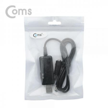 디바이스마트,케이블/전선 > USB 케이블 > 충전케이블(MM) > DC 전원 충전케이블,Coms,USB 전원 케이블(5.5) / 승압 / 5V to 9V - 12V / DC 젠더(5.5/3.5) 포함[BS987],승압케이블 / 5V to 9V - 12V / DC 젠더(5.5/3.5) 포함
