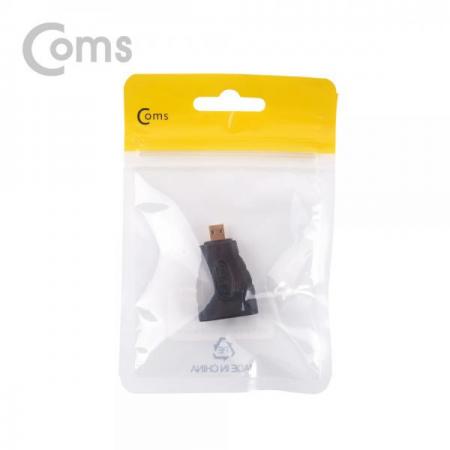 디바이스마트,케이블/전선 > 영상/음향 케이블 > HDMI/DVI 케이블,Coms,HDMI 젠더(Micro HDMI M/HDMI F) Short [BB110],HDMI 젠더 / Micro HDMI(D type) MALE / HDMI FEMALE / 라즈베리파이4 Pi400 호환 가능