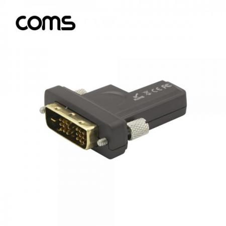 디바이스마트,케이블/전선 > 영상/음향 케이블 > HDMI/DVI 케이블,Coms,분리형 DVI 젠더 / Micro HDMI+DVI 커넥터 / HDMI 리피터 분리형 광케이블 전용[ET598],분리형 DVI 젠더 / Micro HDMI(D type) FEMALE +DVI MALE 커넥터