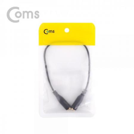 디바이스마트,케이블/전선 > 영상/음향 케이블 > 스테레오/RCA 케이블,Coms,스테레오 젠더 (3.5 F/F) 20cm / ST 4극(F/F) - 일반/Stereo[ND550],스테레오 연장 젠더 / AUX 케이블 4극 / 3.5mm FEMALE - FEMALE / 약 20cm