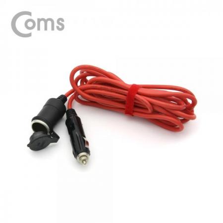 디바이스마트,컴퓨터/모바일/가전 > 게임/취미/캠핑용품 > 차량내부용품 > 실내용품,Coms,차량용 시가 전원 연장케이블 3M (시가 소켓/플러그)/ 시가잭(시거잭)[BT063],시가 전원 연장케이블 3M (시가 소켓/플러그)/ 시가잭(시거잭)