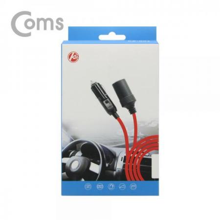 디바이스마트,컴퓨터/모바일/가전 > 게임/취미/캠핑용품 > 차량내부용품 > 실내용품,Coms,차량용 시가 전원 연장케이블 3M (시가 소켓/플러그)/ 시가잭(시거잭)[BT063],시가 전원 연장케이블 3M (시가 소켓/플러그)/ 시가잭(시거잭)