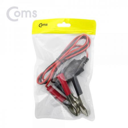 디바이스마트,컴퓨터/모바일/가전 > 게임/취미/캠핑용품 > 차량내부용품 > 실내용품,Coms,차량용 시가잭(시거잭) 연결 케이블(Metal) 1M 배터리 +/- 악어클립[BT473],시거잭/연결 케이블(Metal) 1M 배터리 +/- 악어클립