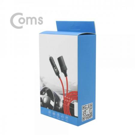 디바이스마트,컴퓨터/모바일/가전 > 게임/취미/캠핑용품 > 차량내부용품 > 실내용품,Coms,차량용 시가잭 연결 케이블(시가잭 마개) - 3M, 시가 소켓/플러그[BT475],시가잭 연결 케이블/시가잭 마개 /M/시가 소켓/플러그