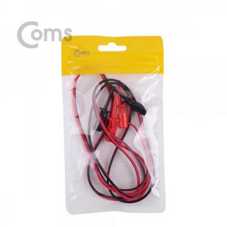 디바이스마트,계측기/측정공구 > 전기/전자 계측기 > 액세서리,Coms,IC 후크 / 후크형 리드봉 케이블 2선 - Black/Red / 후크 - 41mm [BE854],테스트 후크 그래버 / 집게형 리드봉 / 바나나 플러그 케이블 2선 / Black,Red / 후크 41mm