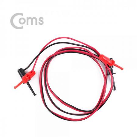 디바이스마트,계측기/측정공구 > 전기/전자 계측기 > 액세서리,Coms,IC 후크 / 후크형 리드봉 케이블 2선 - Black/Red / 후크 - 41mm [BE854],테스트 후크 그래버 / 집게형 리드봉 / 바나나 플러그 케이블 2선 / Black,Red / 후크 41mm