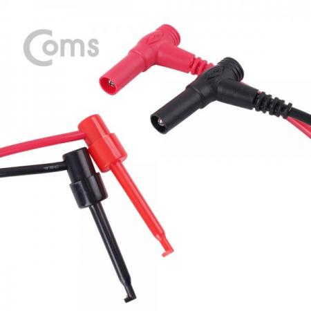 디바이스마트,계측기/측정공구 > 전기/전자 계측기 > 액세서리,Coms,DC 전원 후크형 리드봉 / 바나나 플러그 케이블 2선 Black/Red [BE866],테스트 후크 그래버 / 집게형 리드봉 / 바나나 플러그 케이블 2선 / Black,Red