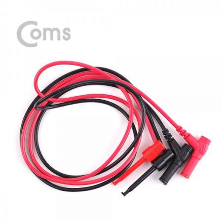 디바이스마트,계측기/측정공구 > 전기/전자 계측기 > 액세서리,Coms,DC 전원 후크형 리드봉 / 바나나 플러그 케이블 2선 Black/Red [BE866],테스트 후크 그래버 / 집게형 리드봉 / 바나나 플러그 케이블 2선 / Black,Red